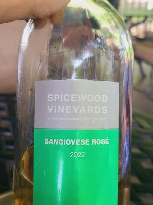 This was a really good rosé. If you like dry.