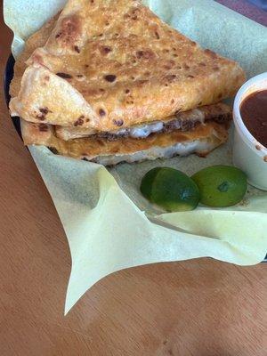 Beef Quesadilla.