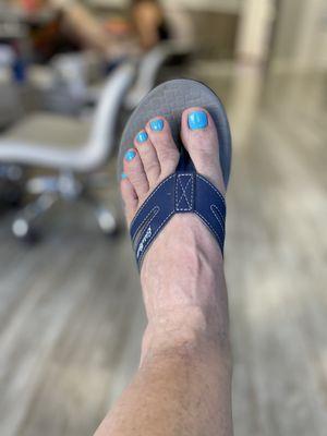 Happy toes at K Nail Spa