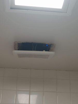 Camera in bathroom