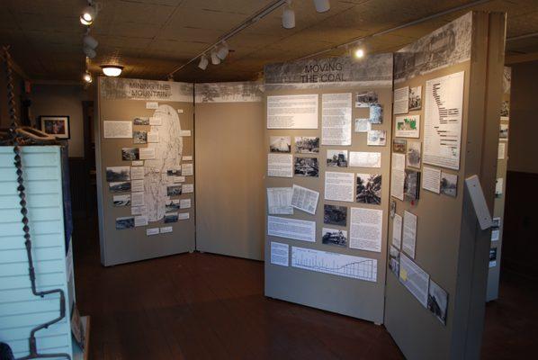 Exhibits inside the museum.