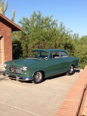 Don's latest project was a 1959 Nash Rambler with a Hemi tucked under the hood and some meats tucked under the car.