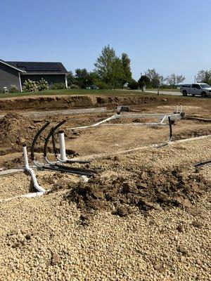 Underground to new slab home