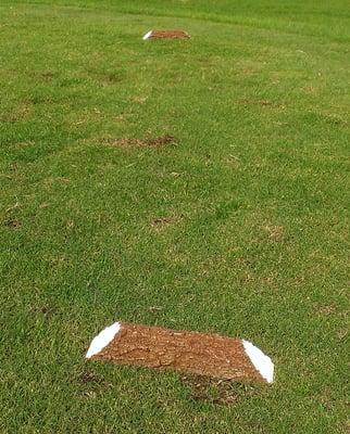 We cast concrete tee-box markers for golf courses.  Currently used at Sandridge golf club-Vero Beach, Fl