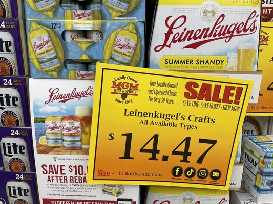 Leinenkugel on sale plus rebate