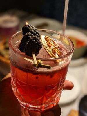 Blackberry mocktail