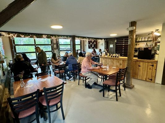 Inside the tasting room