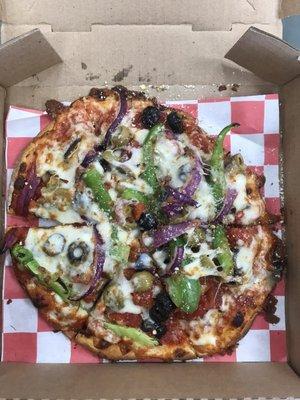 The $10 pie - veggie