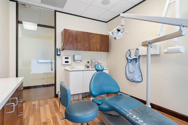 Private Treatment Room at Uptown Cosmetic & Implant Dentistry