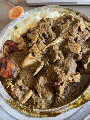 Curry Goat Meal large