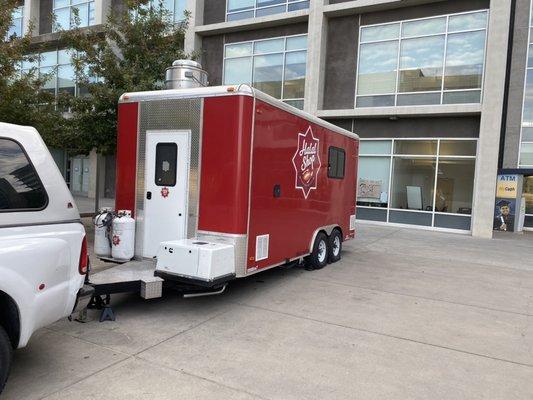 Truck/trailer at UC Merced