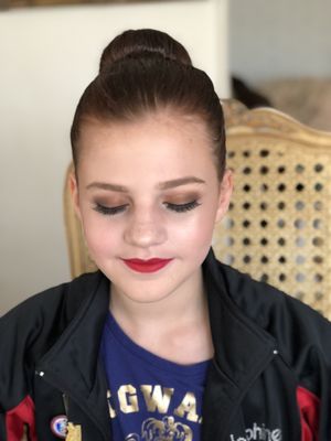 Dance recital makeup