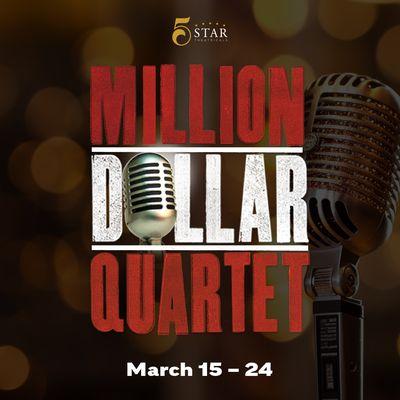 We'll be performing Million Dollar Quartet at the Bank of America Performing Arts Center on March 15th-24th 2024