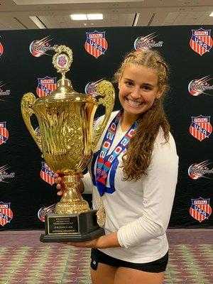 Isabel Gonzalez, Most Valuable Player, AAU GJNC, 18s Classic Division 2020