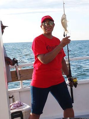 Nanci caught a lot of fish.