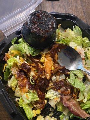 BBQ Chicken Ranch Salad