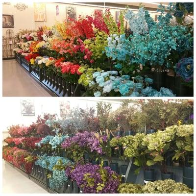 Tons of flower choices of every color of the spectrum.