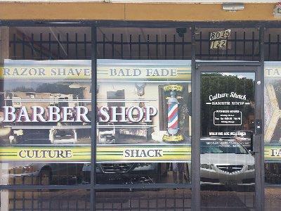 Barber Shop Window Graphics Solution