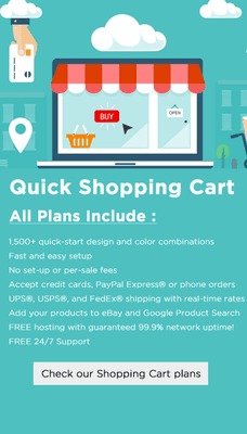 Quick Shopping Cart Plan For More Information click the link http://www.hosttrunk.com/