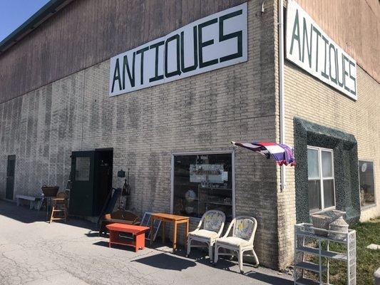 Antique shop frontage!