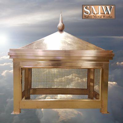 Salvo Metal Works SMW Copper Chimney Shroud