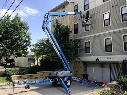 Dryer vent cleaning