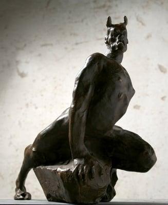 Ettore Greco, Satyr, bronze