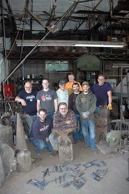 Tool Making Blacksmith Class at Kaviar Forge, taught by Craig Kaviar