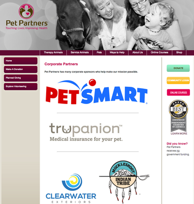 Proud Partner of Pet Partners