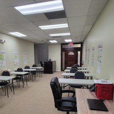 Sign-up for one of our classes in our new location at 824 Elmwood Park Blvd! We offer AHA Provider and Instructor courses and an EMT course!