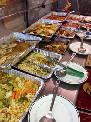 All you can eat buffet at Martino's on Lodi Street in Hackensack.