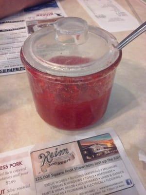 Homemade strawberry jam!