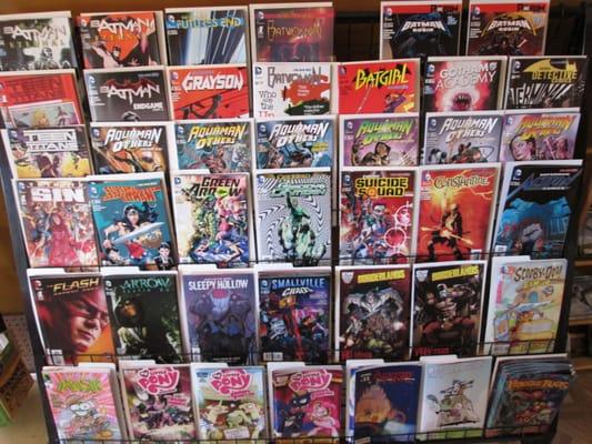 We carry all the major titles from DC, Marvel, Image, Dark Horse, Vertigo, and many more!