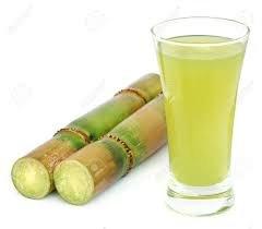 Sugar cane cold pressed into juice right in front of you!