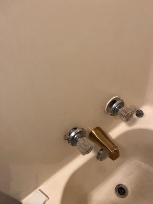 Jerry did not detect the faulty double handle tub faucet.