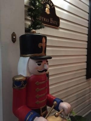 Holiday nutcrackers at the Huffman house bed-and-breakfast