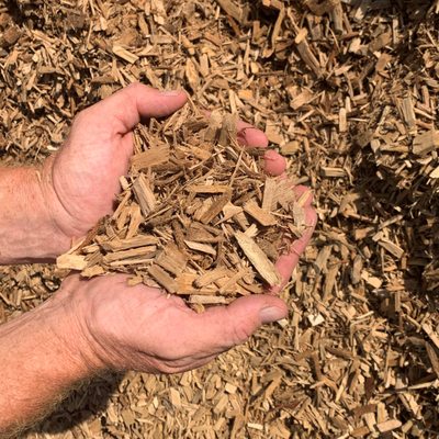 PLAYGROUND MULCH 100% Natural Engineered Wood Fiber, great for playground surfacing and bedding livestock, IPEMA Certified to ASTM F2075