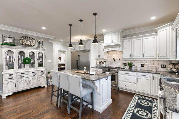 Custom kitchen island