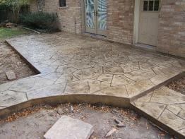 stamped concrete