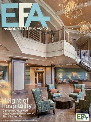 Evermore Senior Living had the honor of being highlighted in the Environments for Aging magazine's Fall addition!