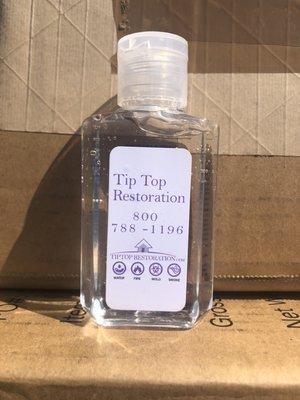 Hand sanitizers with custom imprint