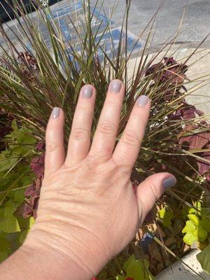 Best natural nail manicure I have found in ABQ