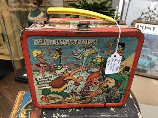 A Flintstone lunch box.  Remember these?