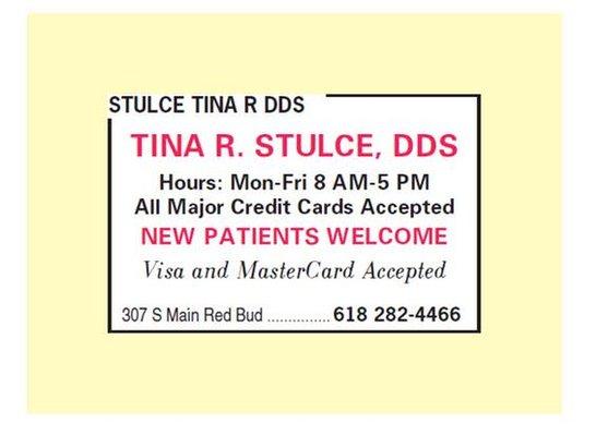 Tina R. Stulce, DDS.