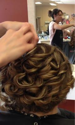 Another perfect up do! Danielle is the BEST!