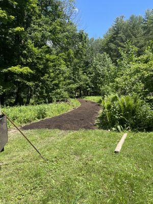 Custom mulch work