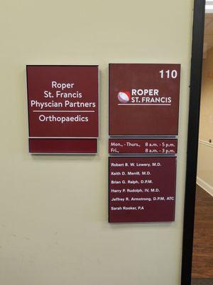 Roper St. Francis Orthopedics Center