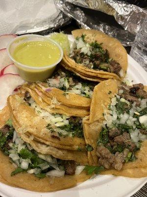 carne asada tacos