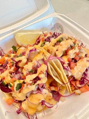 Shrimp tacos