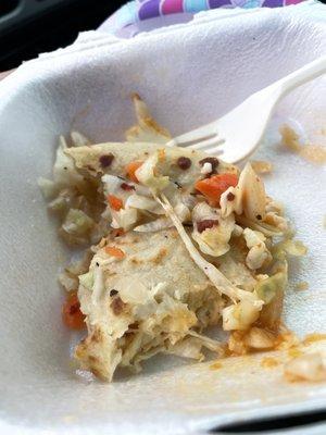 Chicken pupusa